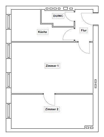 2 bedroom flat to rent, 49 m², Koloniestr. 37, Berlin, Berlin 2 bedroom flat to rent, 49 m², Koloniestr. 37, Berlin, Berlin