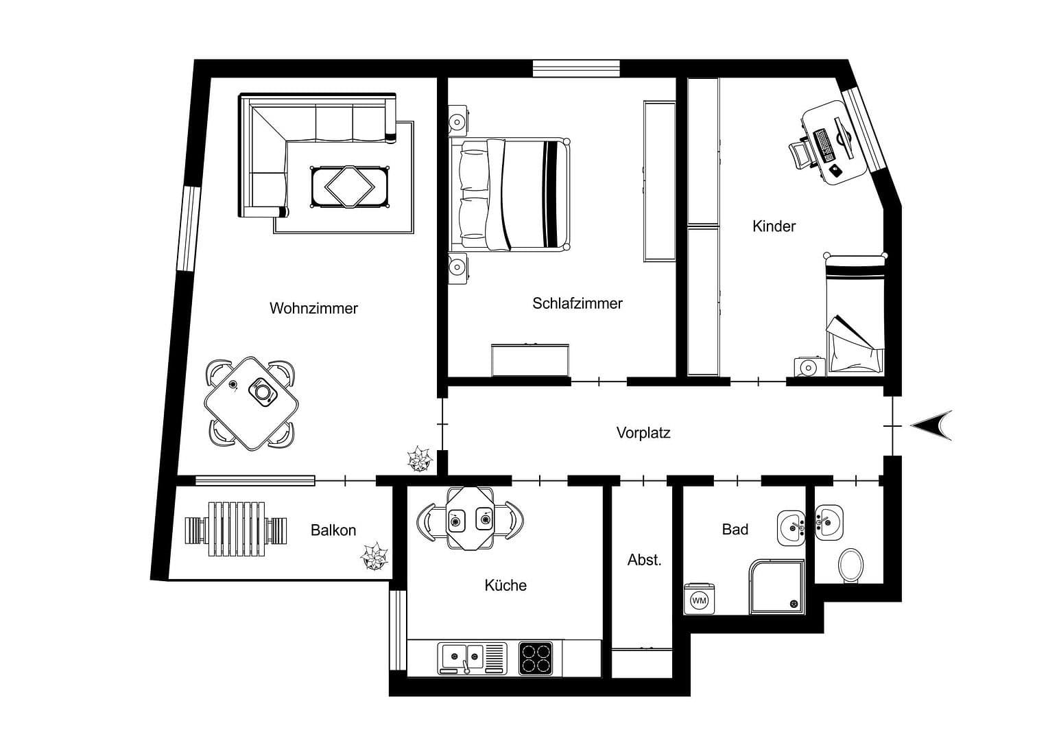 3 bedroom flat for sale, 88 m², Harald-Hamberg-Straße 60, Schweinfurt, Bavaria 3 bedroom flat for sale, 88 m², Harald-Hamberg-Straße 60, Schweinfurt, Bavaria