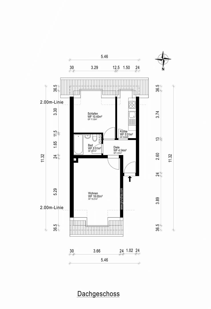 2 bedroom flat for sale, 42 m², Düsseldorf, North Rhine-Westphalia 2 bedroom flat for sale, 42 m², Düsseldorf, North Rhine-Westphalia
