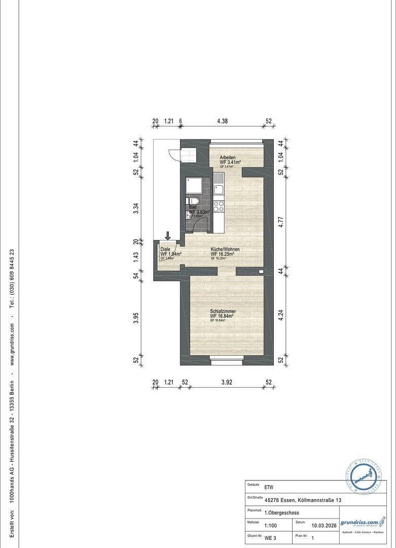 Studio flat for sale, 42 m², Essen, North Rhine-Westphalia Studio flat for sale, 42 m², Essen, North Rhine-Westphalia