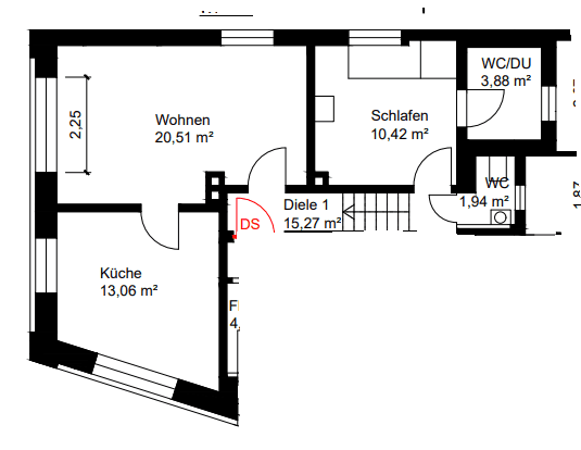 2 bedroom flat to rent, 65 m², Lingener Straße 92, Rheine, North Rhine-Westphalia 2 bedroom flat to rent, 65 m², Lingener Straße 92, Rheine, North Rhine-Westphalia