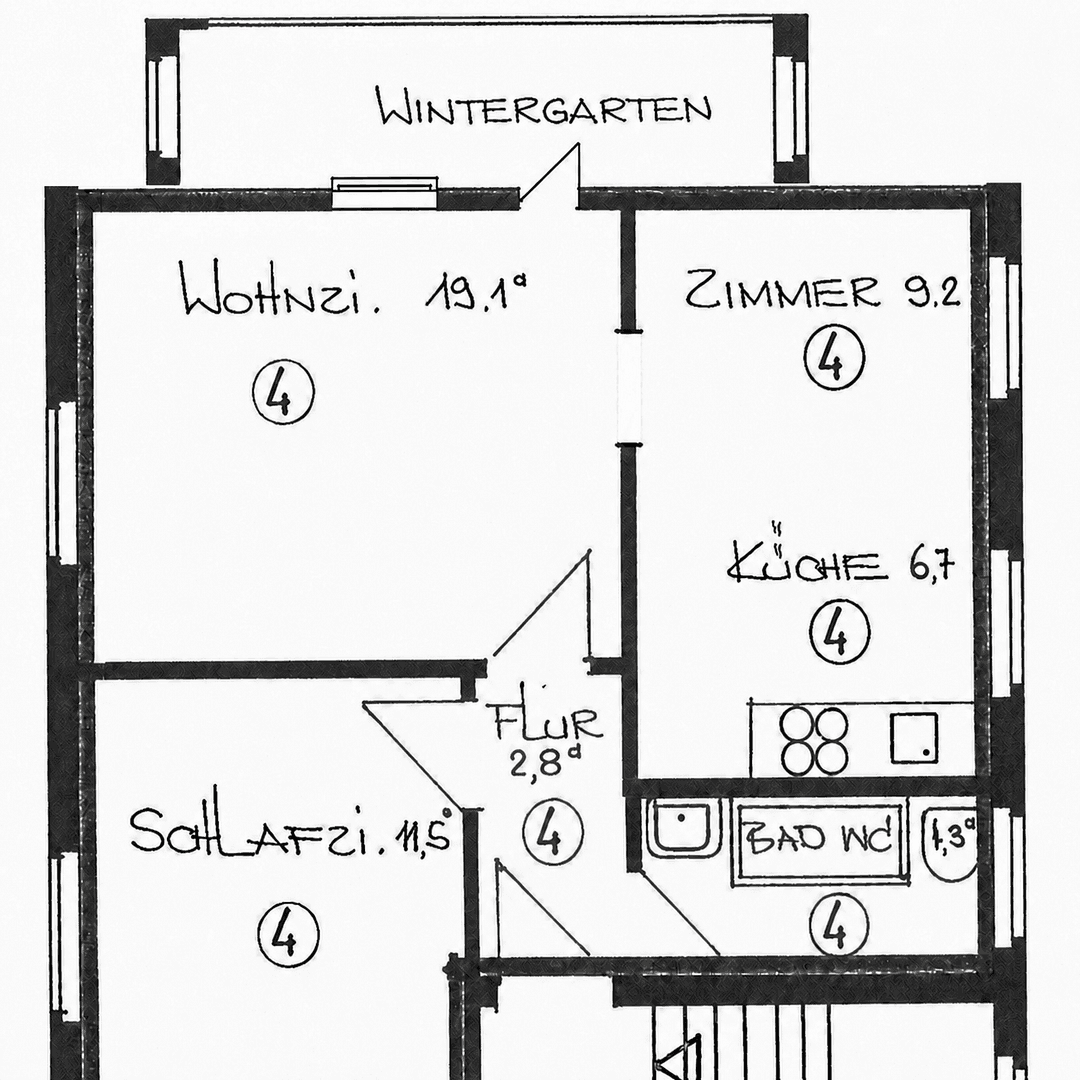 3 bedroom flat to rent, 63 m², Ludwigsburg, Baden-Württemberg 3 bedroom flat to rent, 63 m², Ludwigsburg, Baden-Württemberg