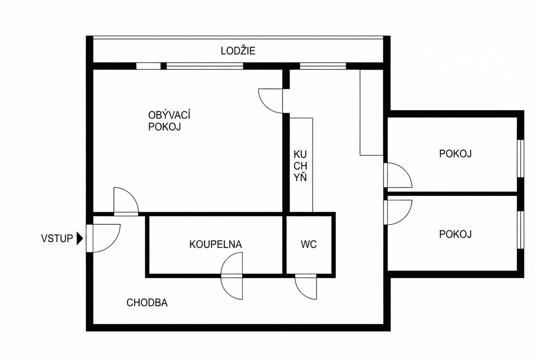 3 bedroom flat to rent, 85 m², Wassermannova, Prague, Prague 3 bedroom flat to rent, 85 m², Wassermannova, Prague, Prague