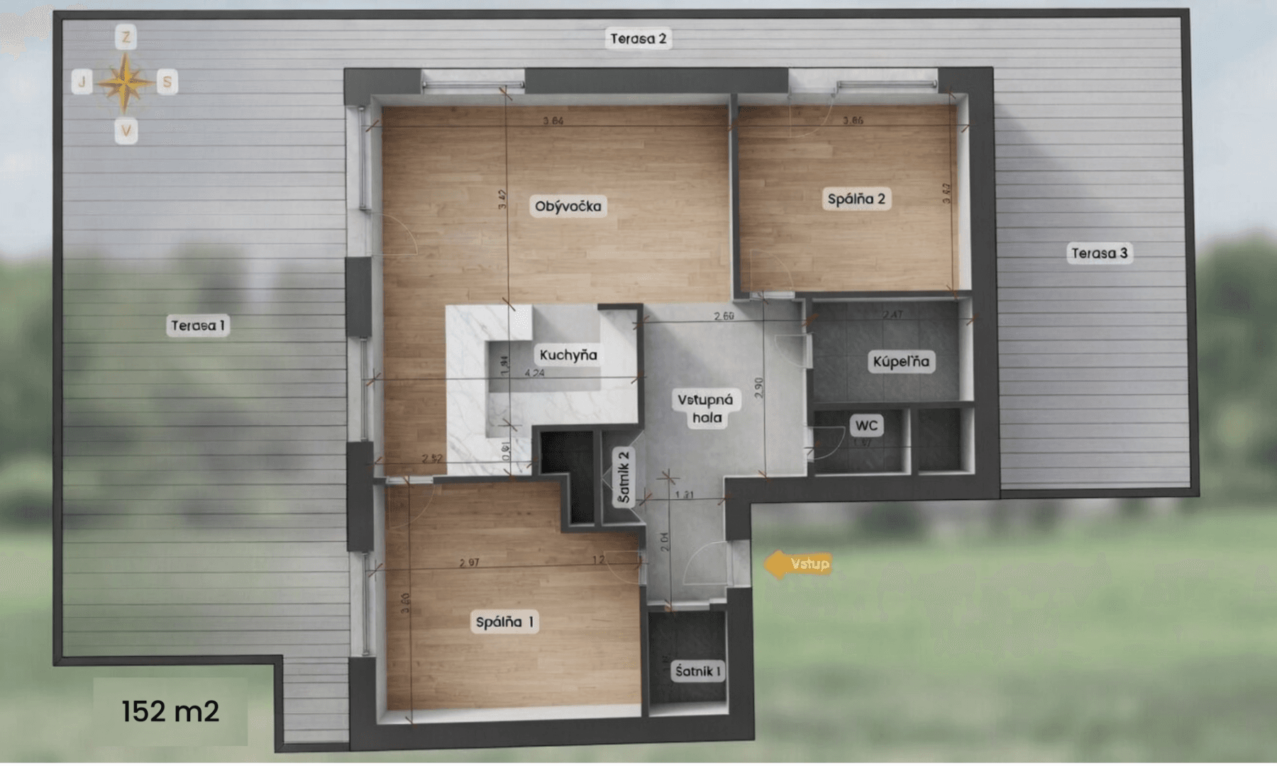 3 bedroom flat for sale, 152 m², Ludvika van Beethovena, Trnava, Trnavský Region 3 bedroom flat for sale, 152 m², Ludvika van Beethovena, Trnava, Trnavský Region