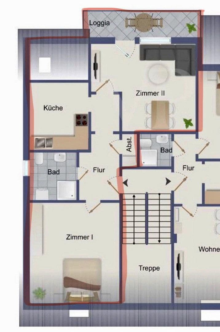 2 bedroom flat to rent, 56 m², Hanover, Lower Saxony 2 bedroom flat to rent, 56 m², Hanover, Lower Saxony