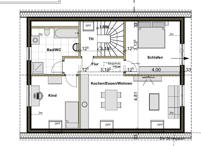 3 bedroom flat to rent, 65 m², Vöhringen, Bavaria 3 bedroom flat to rent, 65 m², Vöhringen, Bavaria