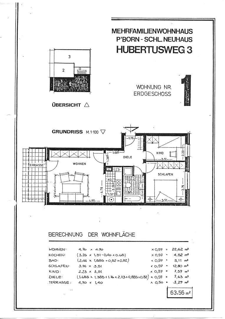 3 bedroom flat to rent, 64 m², Paderborn, North Rhine-Westphalia 3 bedroom flat to rent, 64 m², Paderborn, North Rhine-Westphalia