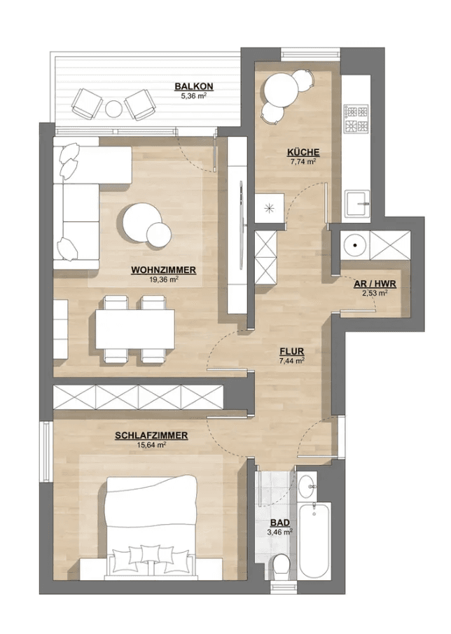 2 bedroom flat for sale, 59 m², Fürth, Bavaria 2 bedroom flat for sale, 59 m², Fürth, Bavaria