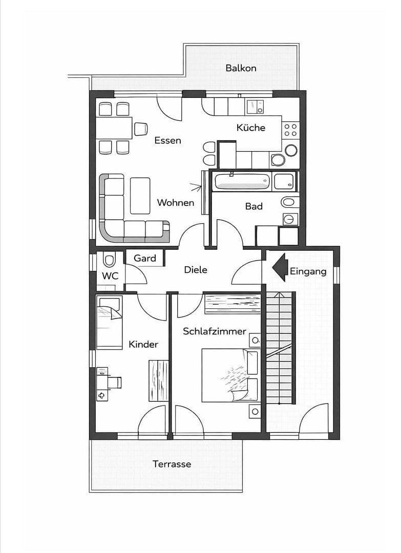 3 bedroom flat for sale, 84 m², Stuttgart, Baden-Württemberg 3 bedroom flat for sale, 84 m², Stuttgart, Baden-Württemberg