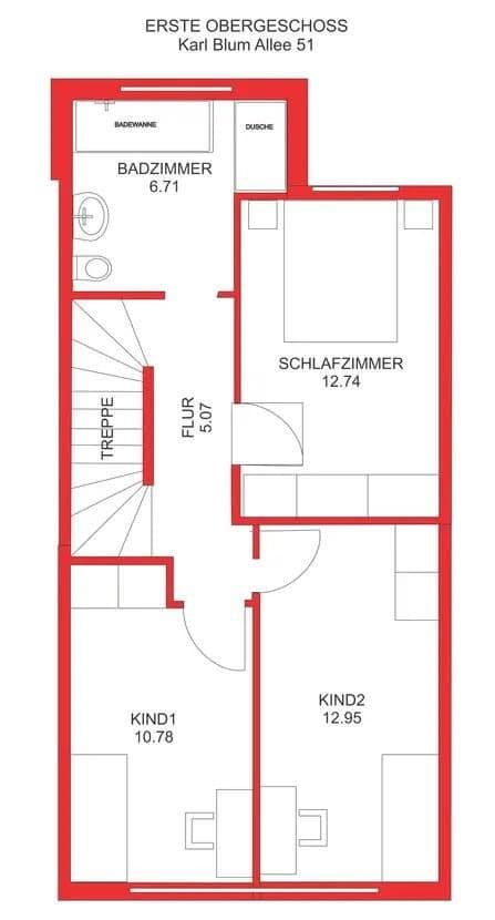 house to rent, 143 m², Karl-Blum-Allee 51, Frankfurt, Hesse house to rent, 143 m², Karl-Blum-Allee 51, Frankfurt, Hesse