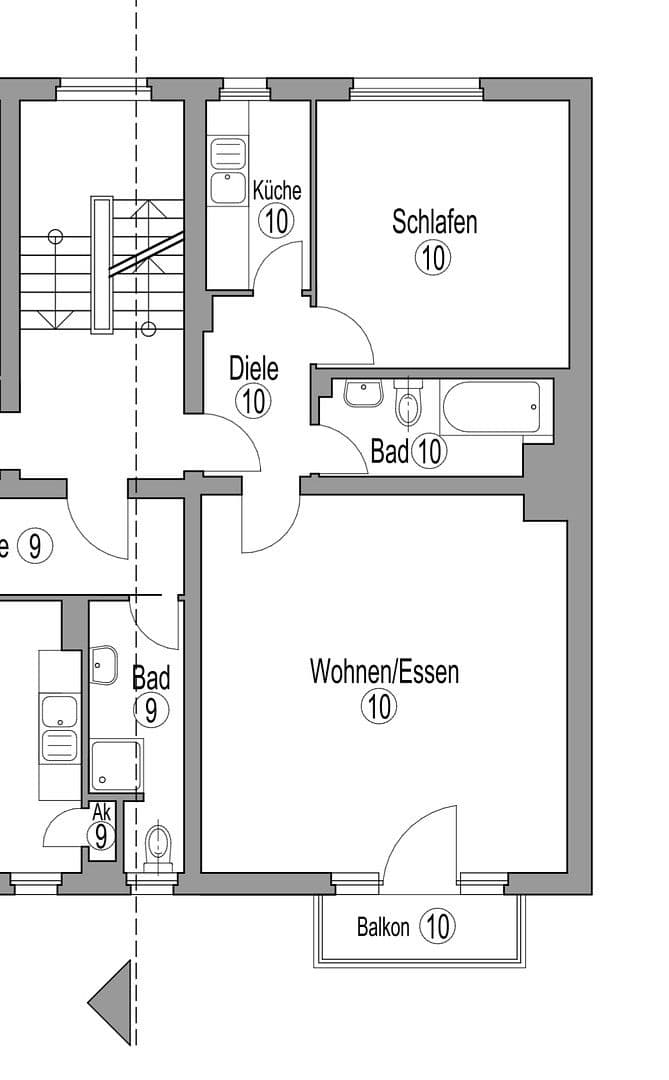 2 bedroom flat to rent, 54 m², In der Elb 1, Düsseldorf, North Rhine-Westphalia 2 bedroom flat to rent, 54 m², In der Elb 1, Düsseldorf, North Rhine-Westphalia