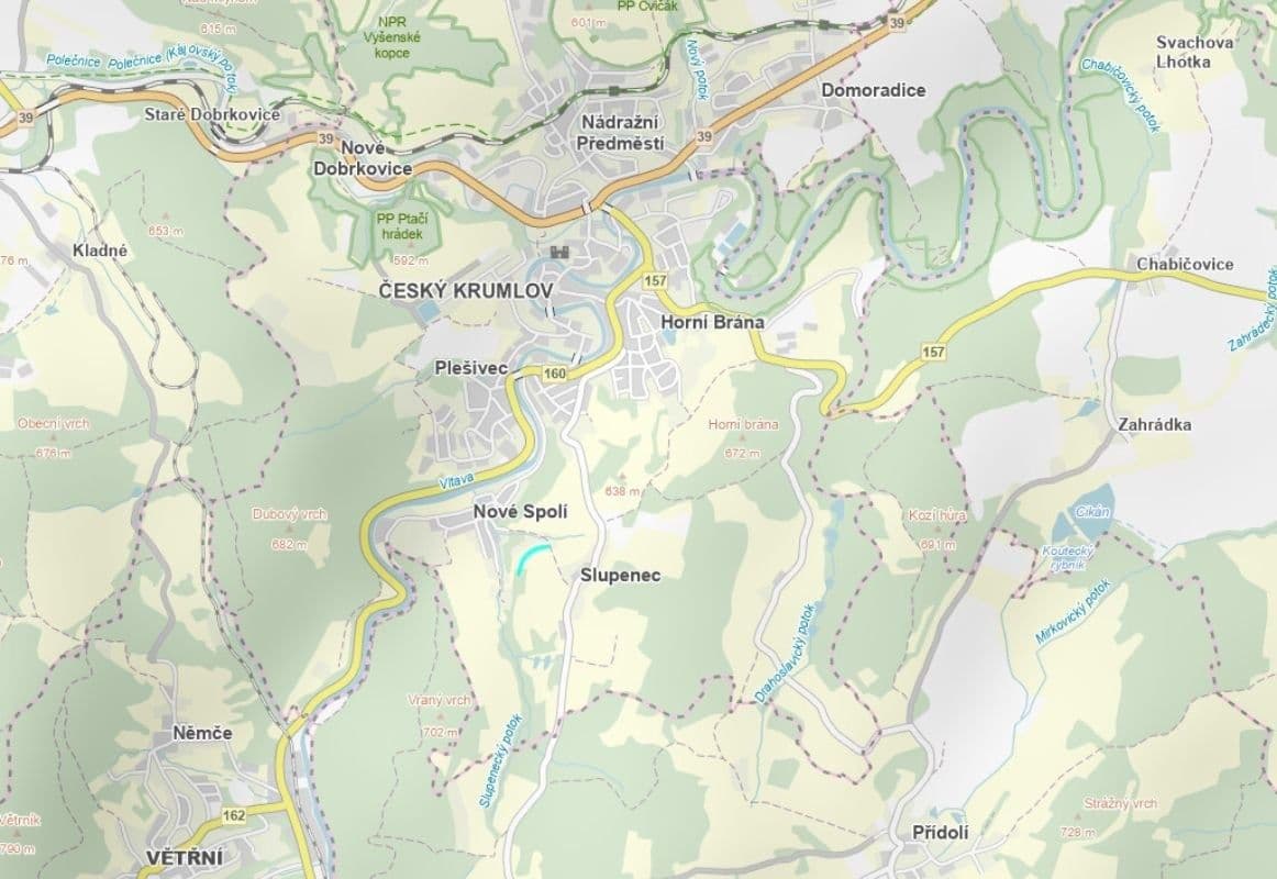 plot for sale, 7,756 m², Český Krumlov, Jihočeský Region plot for sale, 7,756 m², Český Krumlov, Jihočeský Region