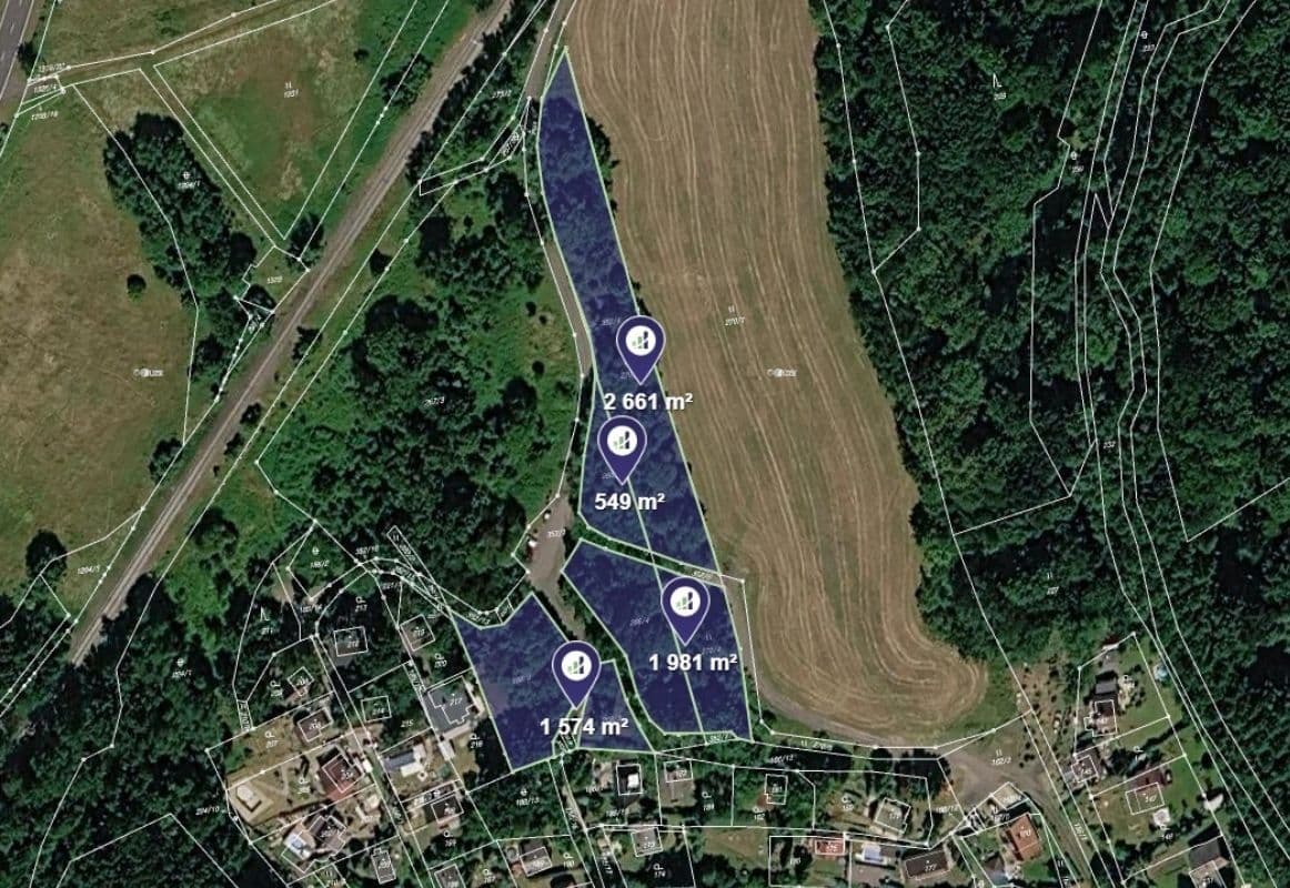 plot for sale, 6,765 m², Velké Chvojno, Ústecký Region plot for sale, 6,765 m², Velké Chvojno, Ústecký Region