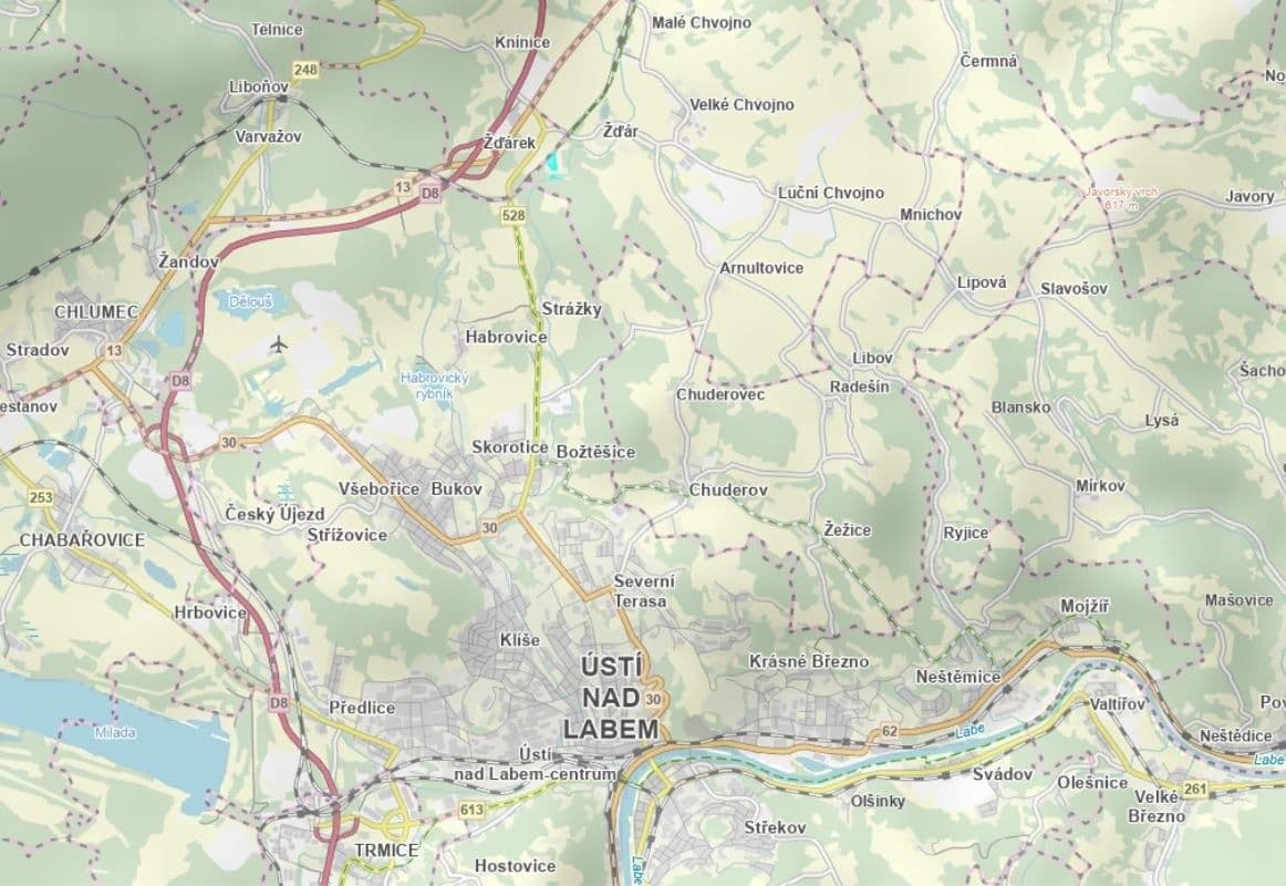 plot for sale, 6,765 m², Velké Chvojno, Ústecký Region plot for sale, 6,765 m², Velké Chvojno, Ústecký Region