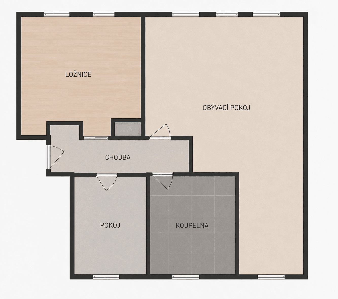 2 bedroom with open-plan kitchen flat to rent, 62 m², Kestřanská, Prague, Prague 2 bedroom with open-plan kitchen flat to rent, 62 m², Kestřanská, Prague, Prague
