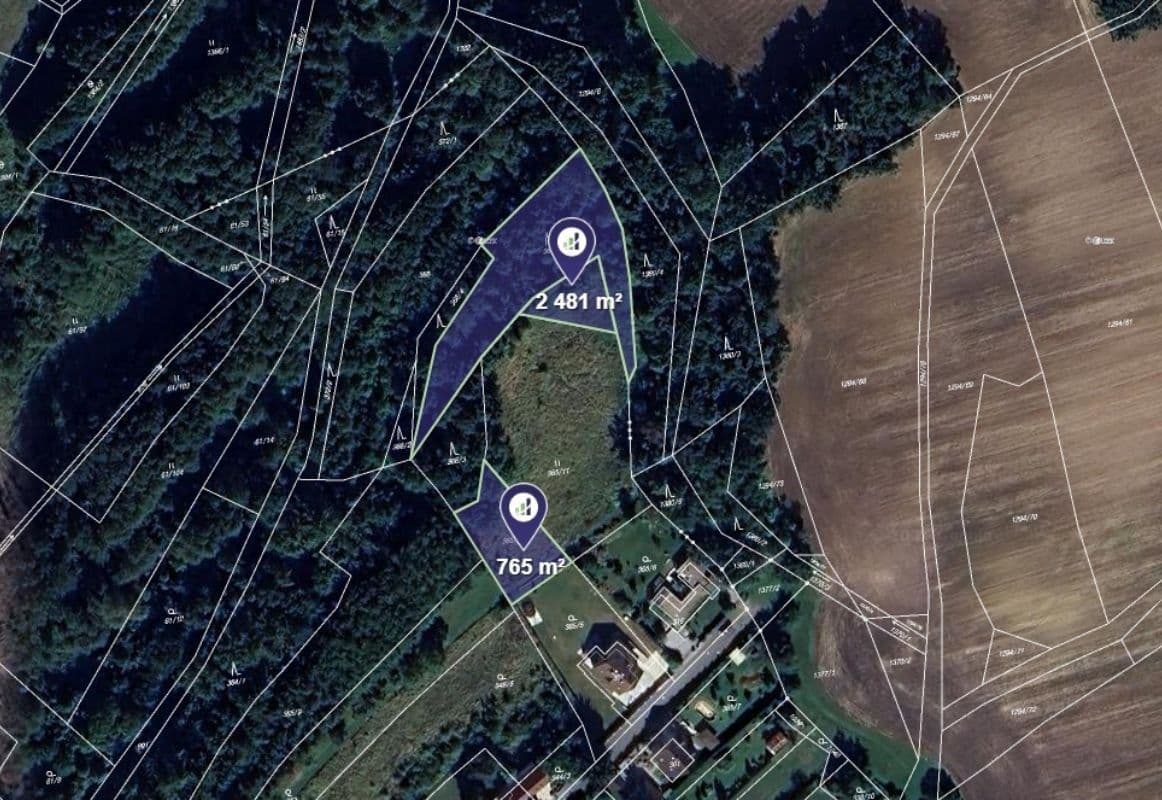 plot for sale, 3,246 m², Hradečno, Středočeský Region plot for sale, 3,246 m², Hradečno, Středočeský Region
