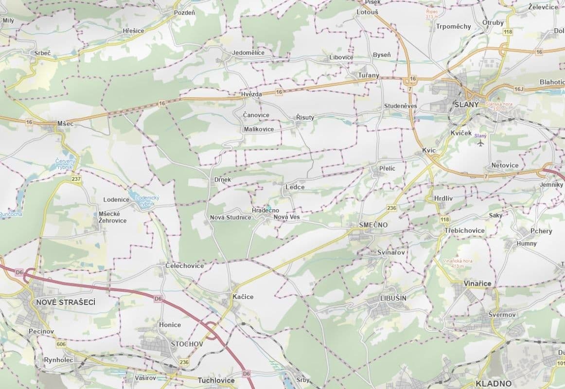 plot for sale, 3,246 m², Hradečno, Středočeský Region plot for sale, 3,246 m², Hradečno, Středočeský Region