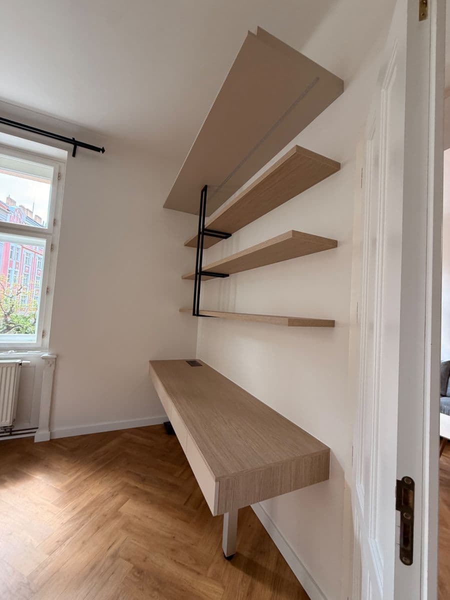 1 bedroom with open-plan kitchen flat to rent, 64 m², Kubelíkova, Prague, Prague 1 bedroom with open-plan kitchen flat to rent, 64 m², Kubelíkova, Prague, Prague