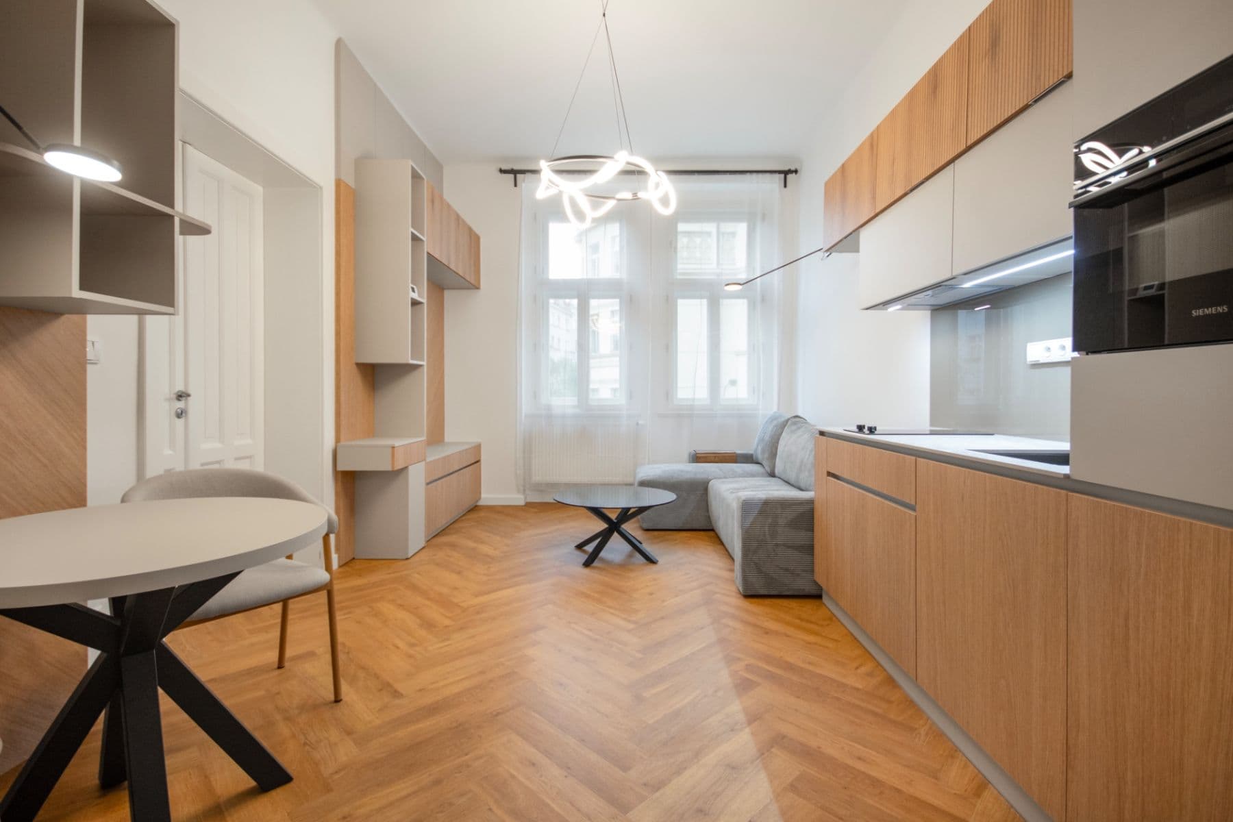 1 bedroom with open-plan kitchen flat to rent, 64 m², Kubelíkova, Prague, Prague 1 bedroom with open-plan kitchen flat to rent, 64 m², Kubelíkova, Prague, Prague