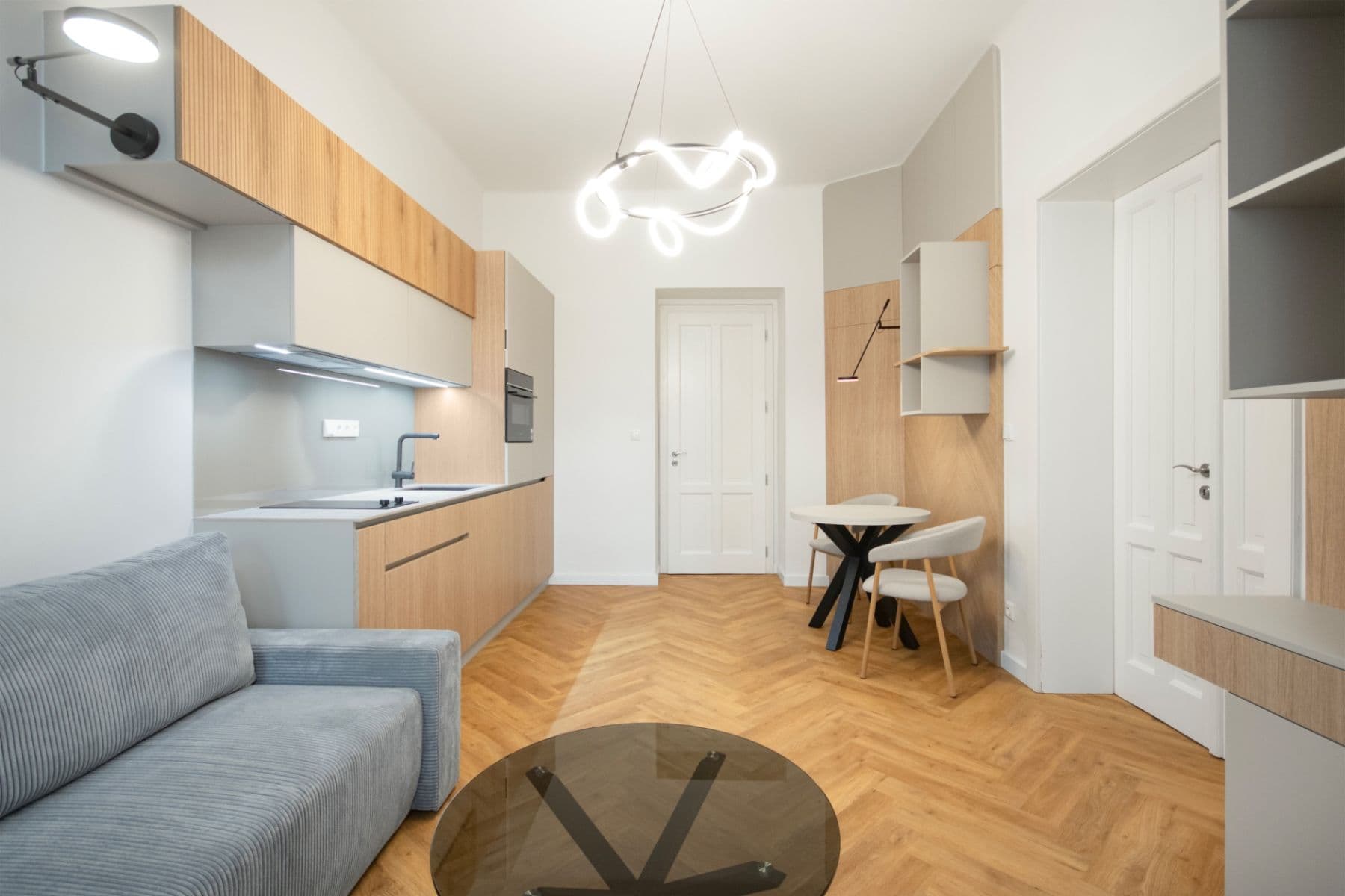 1 bedroom with open-plan kitchen flat to rent, 64 m², Kubelíkova, Prague, Prague 1 bedroom with open-plan kitchen flat to rent, 64 m², Kubelíkova, Prague, Prague