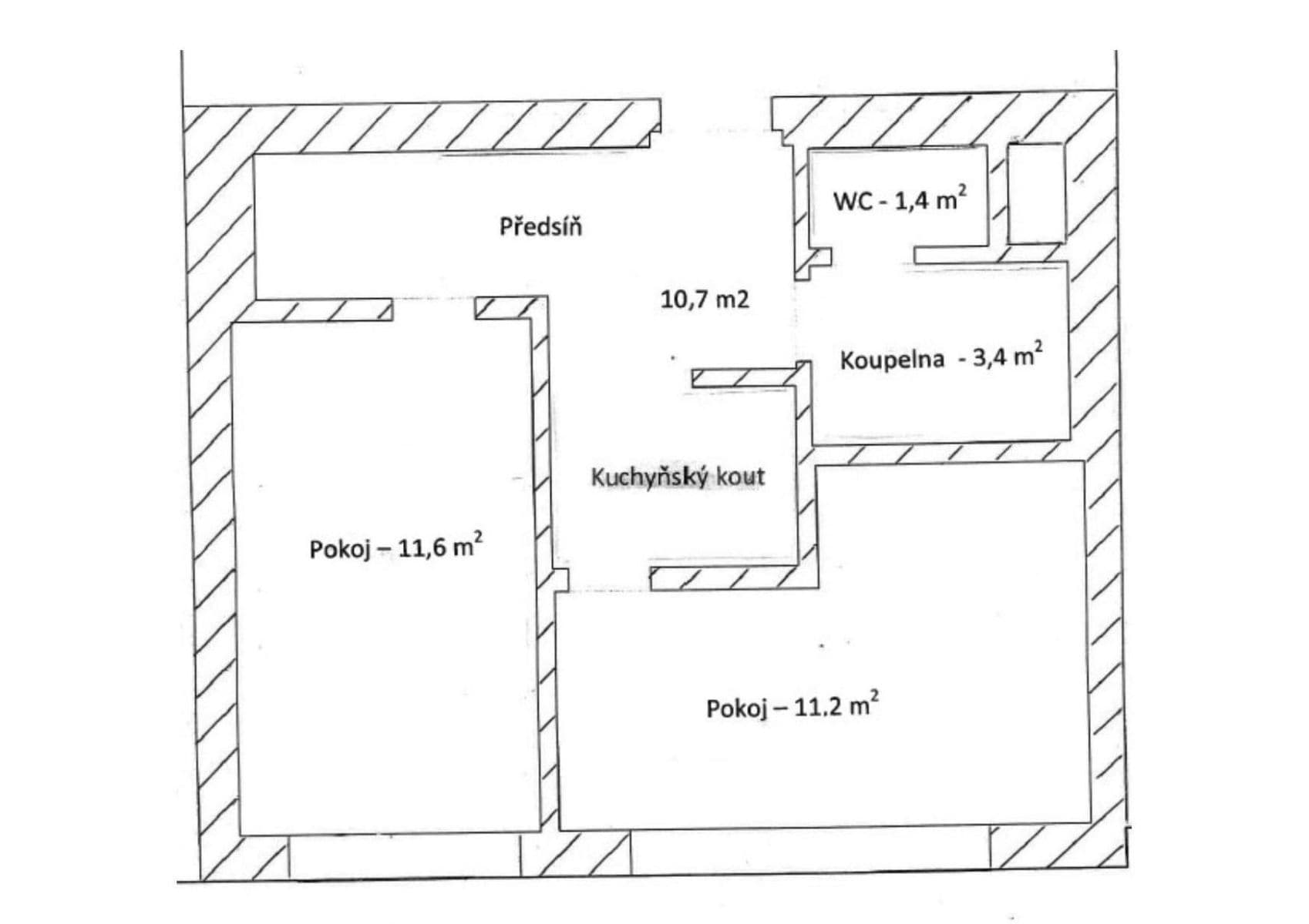 1 bedroom with open-plan kitchen flat to rent, 38 m², Sazovická, Prague, Prague 1 bedroom with open-plan kitchen flat to rent, 38 m², Sazovická, Prague, Prague