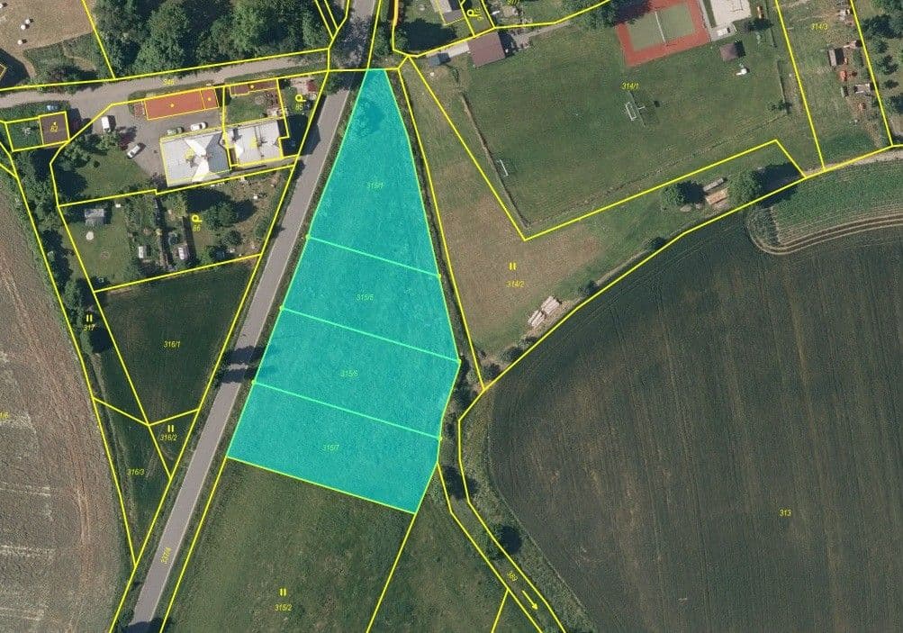 plot for sale, 4,400 m², Šípy, Středočeský Region plot for sale, 4,400 m², Šípy, Středočeský Region