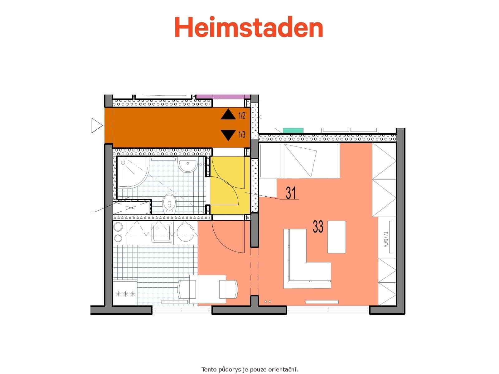 Studio flat to rent, 21 m², Nedbalova, Karviná, Moravskoslezský Region Studio flat to rent, 21 m², Nedbalova, Karviná, Moravskoslezský Region