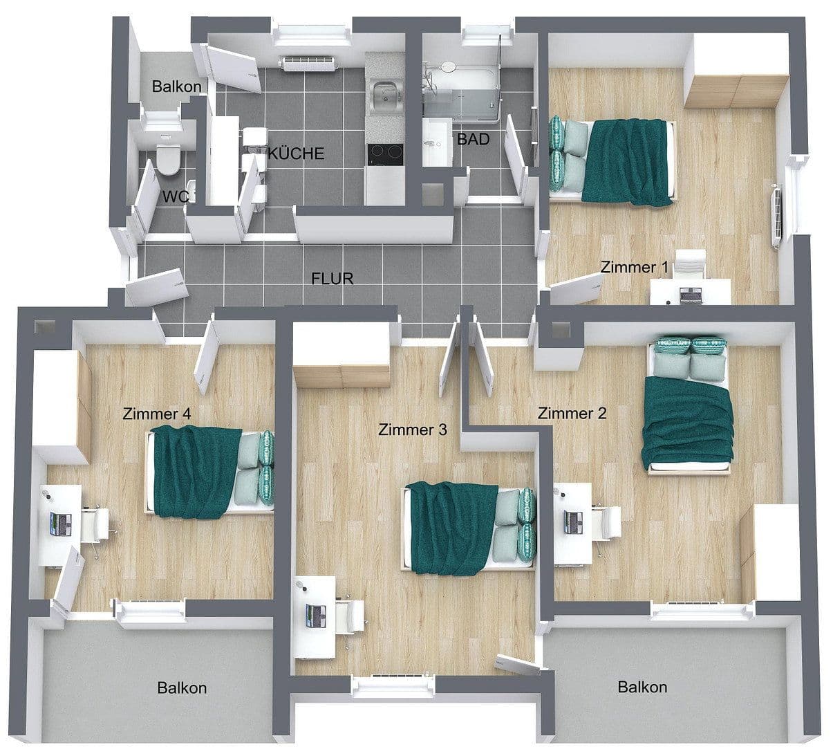 4 bedroom flat to rent, 85 m², Traminerweg 16, Ulm, Baden-Württemberg 4 bedroom flat to rent, 85 m², Traminerweg 16, Ulm, Baden-Württemberg