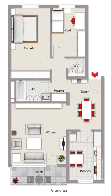 2 bedroom with open-plan kitchen flat for sale, 85 m², Wiedersbacher, Nürnberg, Bavaria 2 bedroom with open-plan kitchen flat for sale, 85 m², Wiedersbacher, Nürnberg, Bavaria