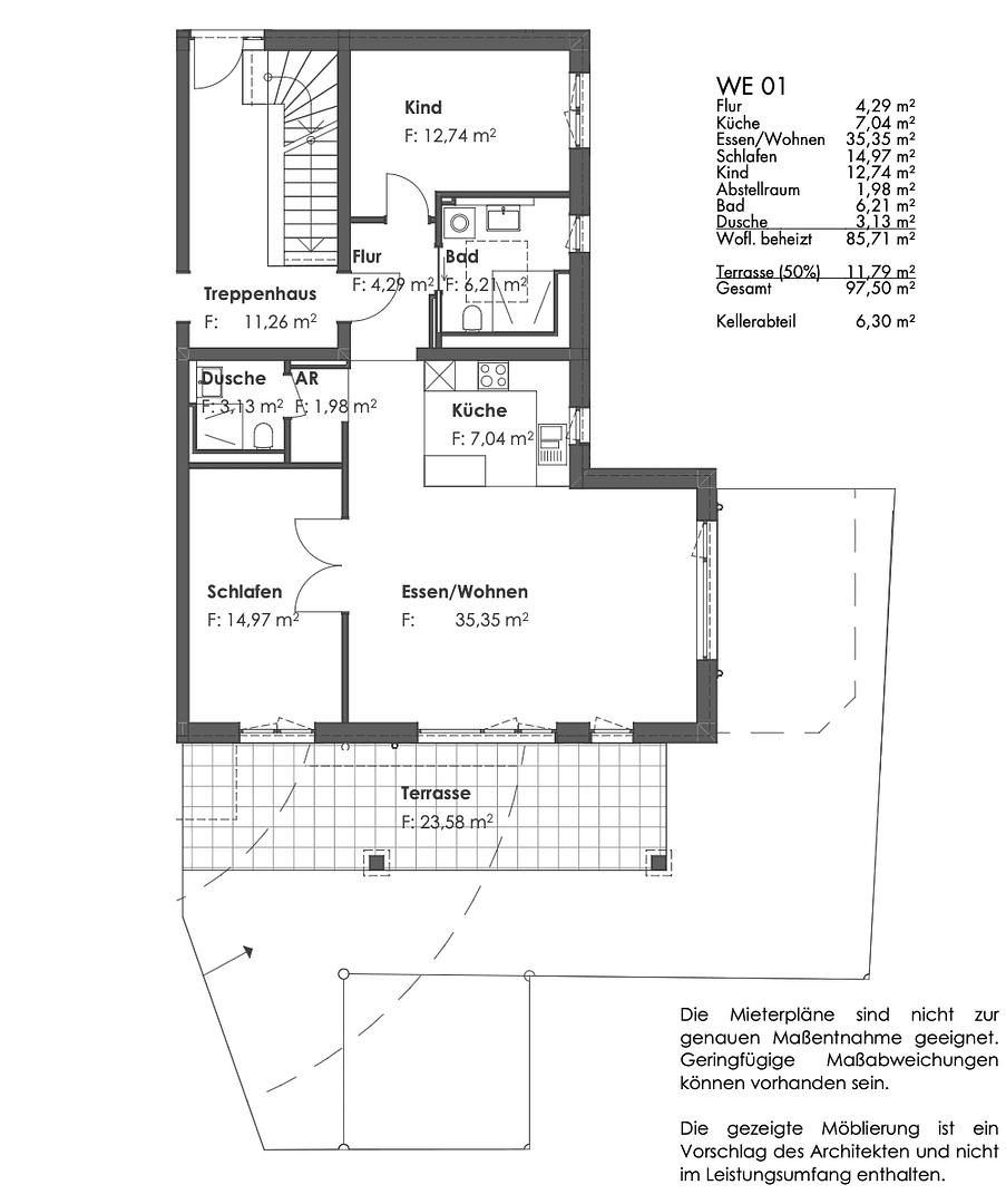 3 bedroom flat to rent, 98 m², Dorfstraße 11b, Germering, Bavaria 3 bedroom flat to rent, 98 m², Dorfstraße 11b, Germering, Bavaria