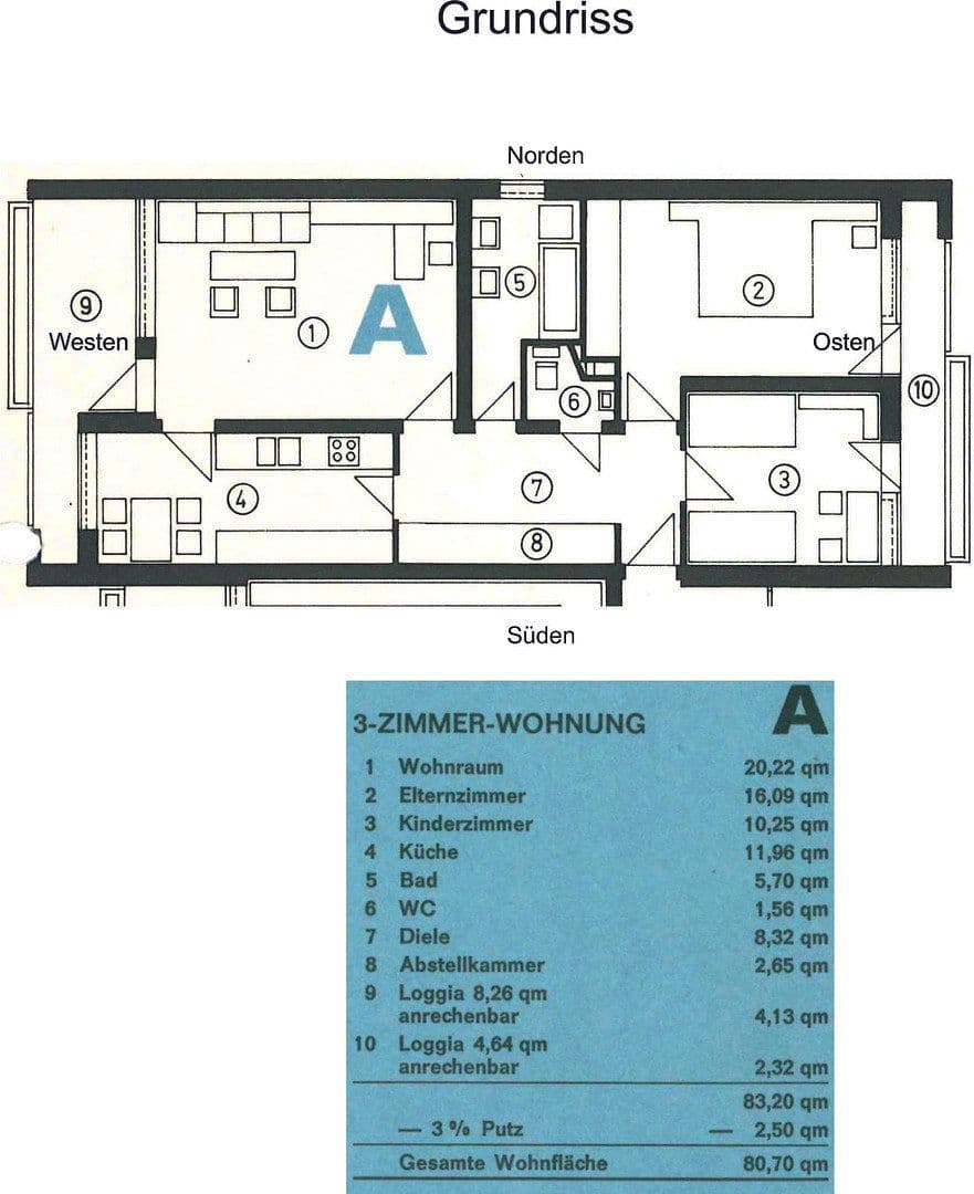 3 bedroom flat for sale, 81 m², Rupprechtstraße 26, Landshut, Bavaria 3 bedroom flat for sale, 81 m², Rupprechtstraße 26, Landshut, Bavaria