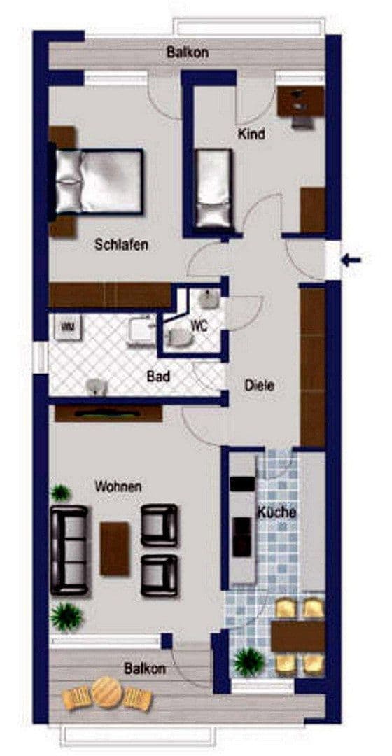 3 bedroom flat for sale, 81 m², Rupprechtstraße 26, Landshut, Bavaria 3 bedroom flat for sale, 81 m², Rupprechtstraße 26, Landshut, Bavaria