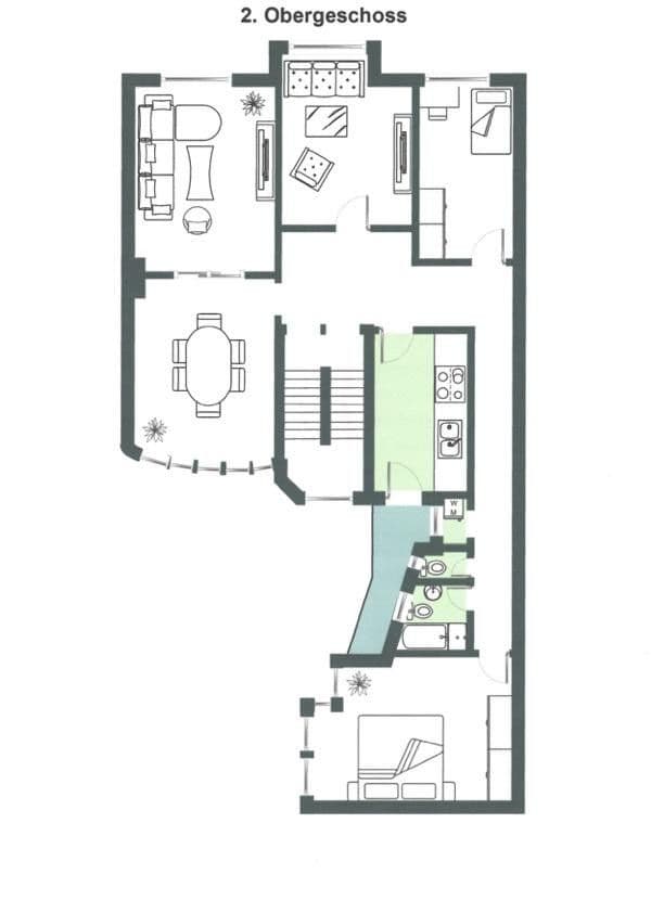 5 bedroom flat to rent, 180 m², Saarbrücken, Saarland 5 bedroom flat to rent, 180 m², Saarbrücken, Saarland