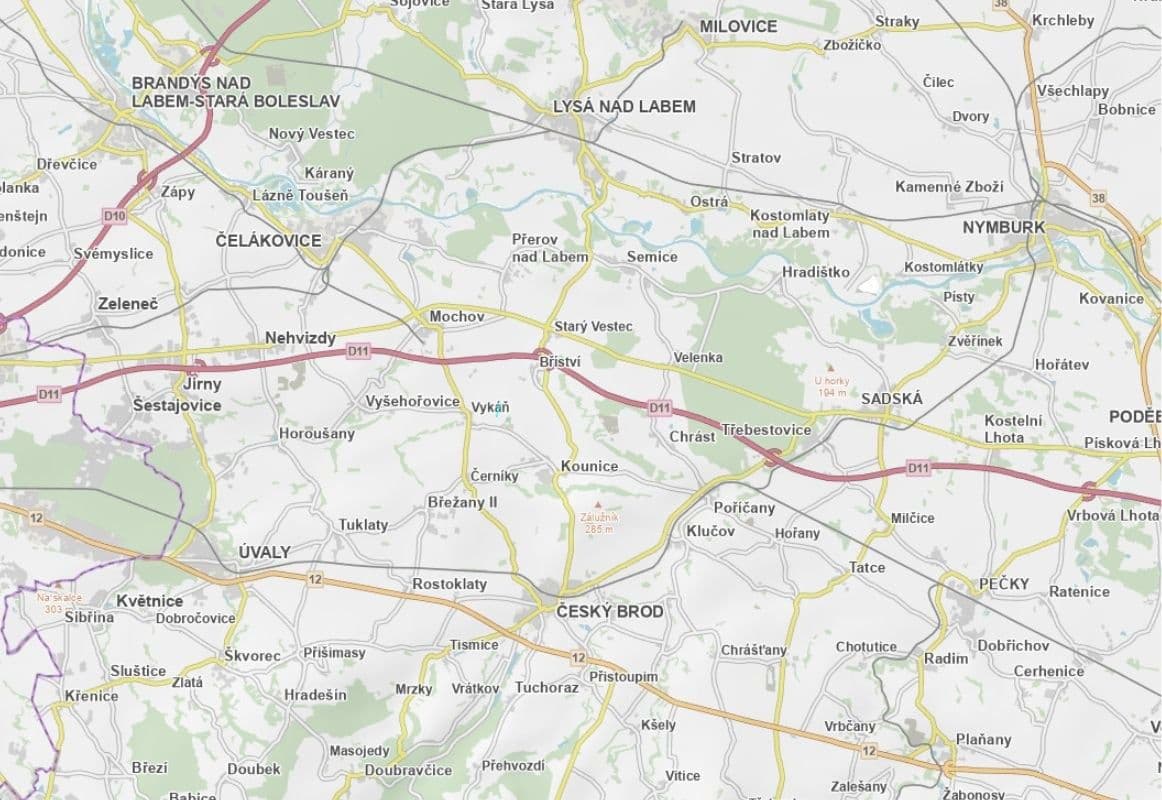plot for sale, 8,089 m², Vykáň, Středočeský Region plot for sale, 8,089 m², Vykáň, Středočeský Region