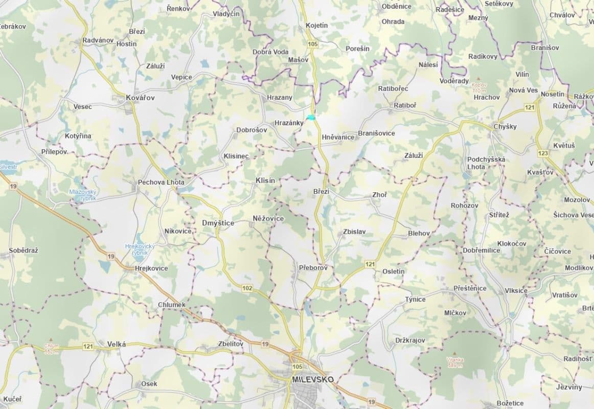 plot for sale, 2,475 m², Hrazany, Jihočeský Region plot for sale, 2,475 m², Hrazany, Jihočeský Region