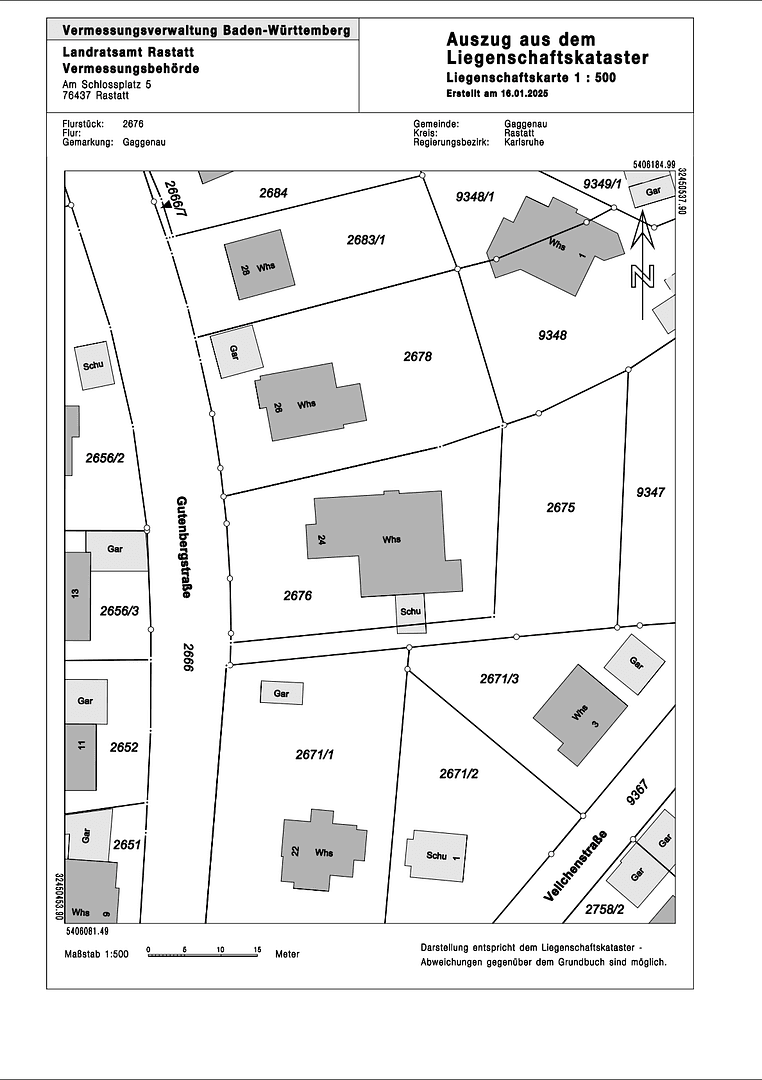 plot for sale, 661 m², Gutenbergstraße, Gaggenau, Baden-Württemberg plot for sale, 661 m², Gutenbergstraße, Gaggenau, Baden-Württemberg