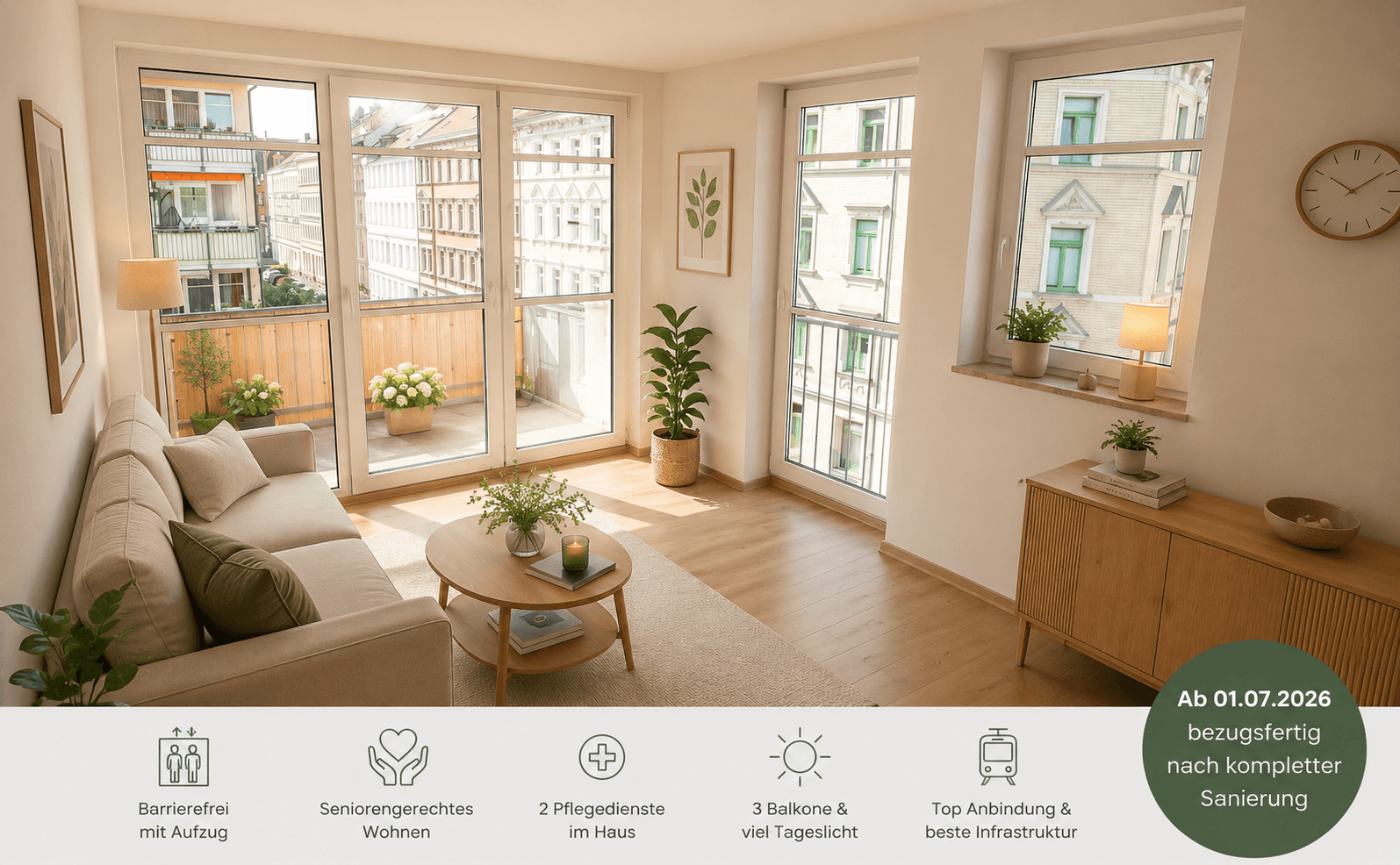 3 bedroom flat to rent, 69 m², Leipzig, Saxony 3 bedroom flat to rent, 69 m², Leipzig, Saxony