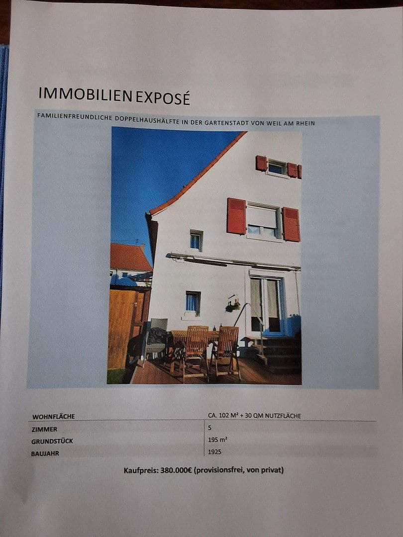 house for sale, 102 m², Weil am Rhein, Baden-Württemberg house for sale, 102 m², Weil am Rhein, Baden-Württemberg