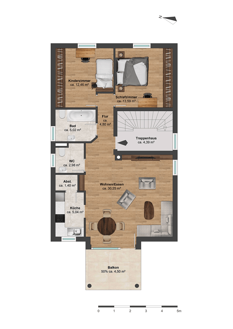 3 bedroom flat to rent, 77 m², Frankfurt am Main, Hesse 3 bedroom flat to rent, 77 m², Frankfurt am Main, Hesse