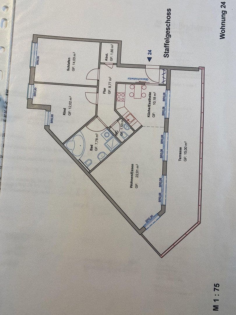 3 bedroom flat to rent, 93 m², Renettenstr. 2, Frankfurt, Hesse 3 bedroom flat to rent, 93 m², Renettenstr. 2, Frankfurt, Hesse