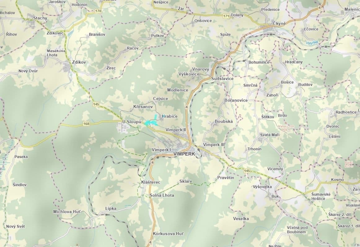 plot for sale, 15,959 m², Vimperk, Jihočeský Region plot for sale, 15,959 m², Vimperk, Jihočeský Region