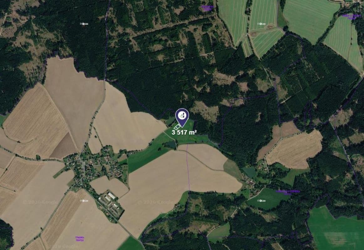 plot for sale, 879 m², Třebětín, Středočeský Region plot for sale, 879 m², Třebětín, Středočeský Region