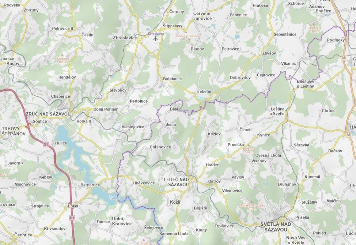 plot for sale, 879 m², Třebětín, Středočeský Region plot for sale, 879 m², Třebětín, Středočeský Region