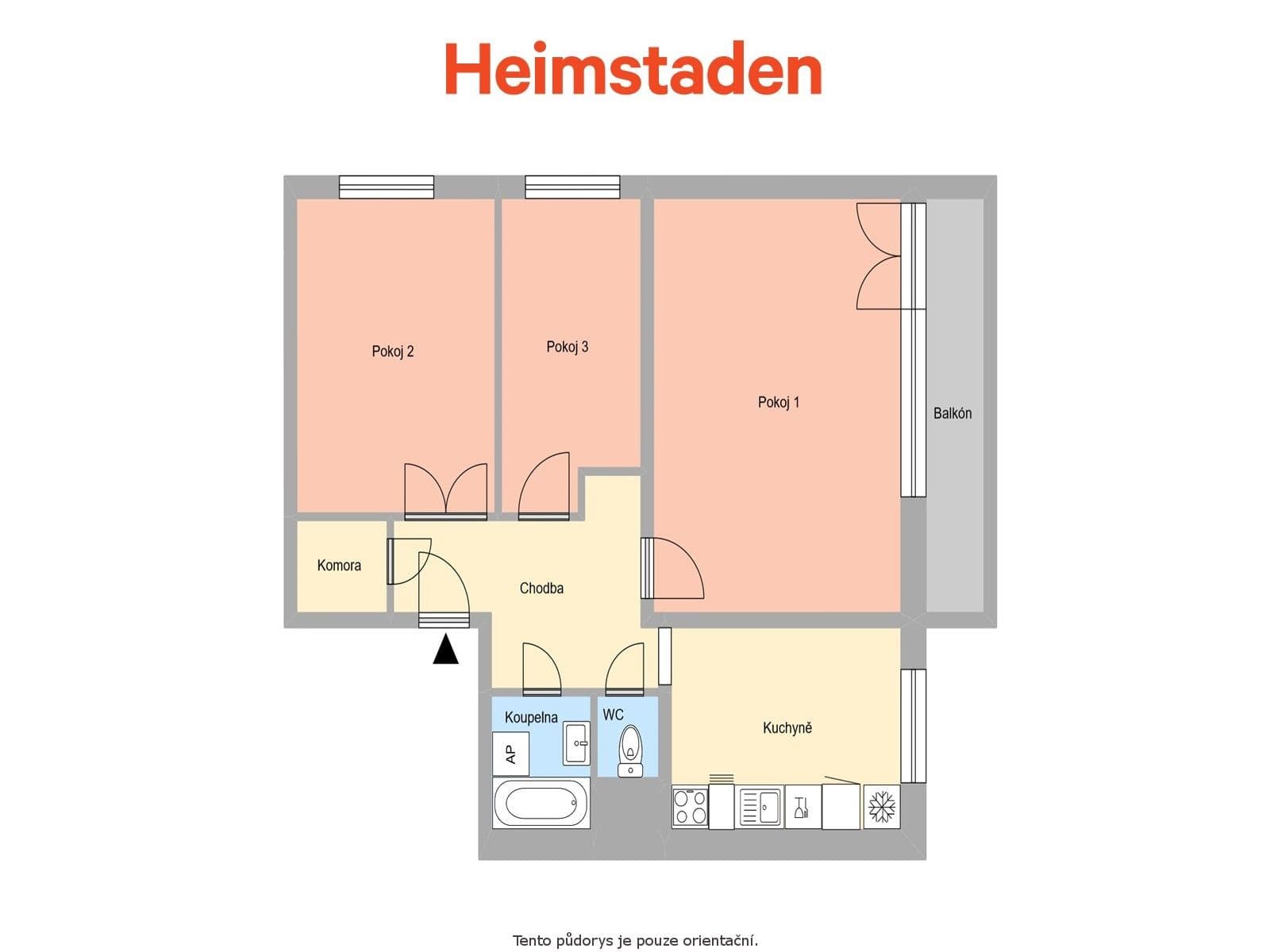 3 bedroom flat to rent, 68 m², Hornická, Albrechtice, Moravskoslezský Region 3 bedroom flat to rent, 68 m², Hornická, Albrechtice, Moravskoslezský Region