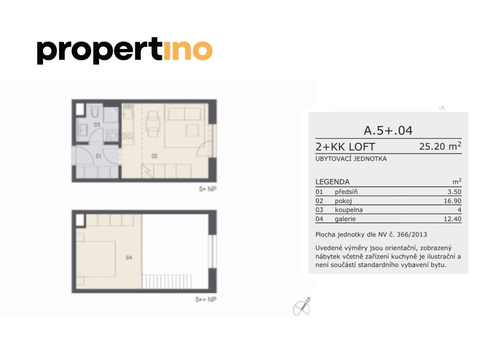 1 bedroom with open-plan kitchen flat for sale, 38 m², Novovysočanská, Prague, Prague 1 bedroom with open-plan kitchen flat for sale, 38 m², Novovysočanská, Prague, Prague