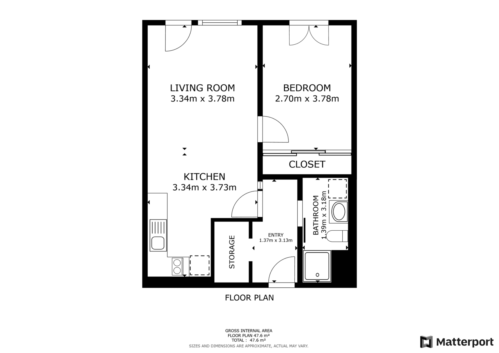 1 bedroom with open-plan kitchen flat to rent, 48 m², V domově, Prague, Prague 1 bedroom with open-plan kitchen flat to rent, 48 m², V domově, Prague, Prague