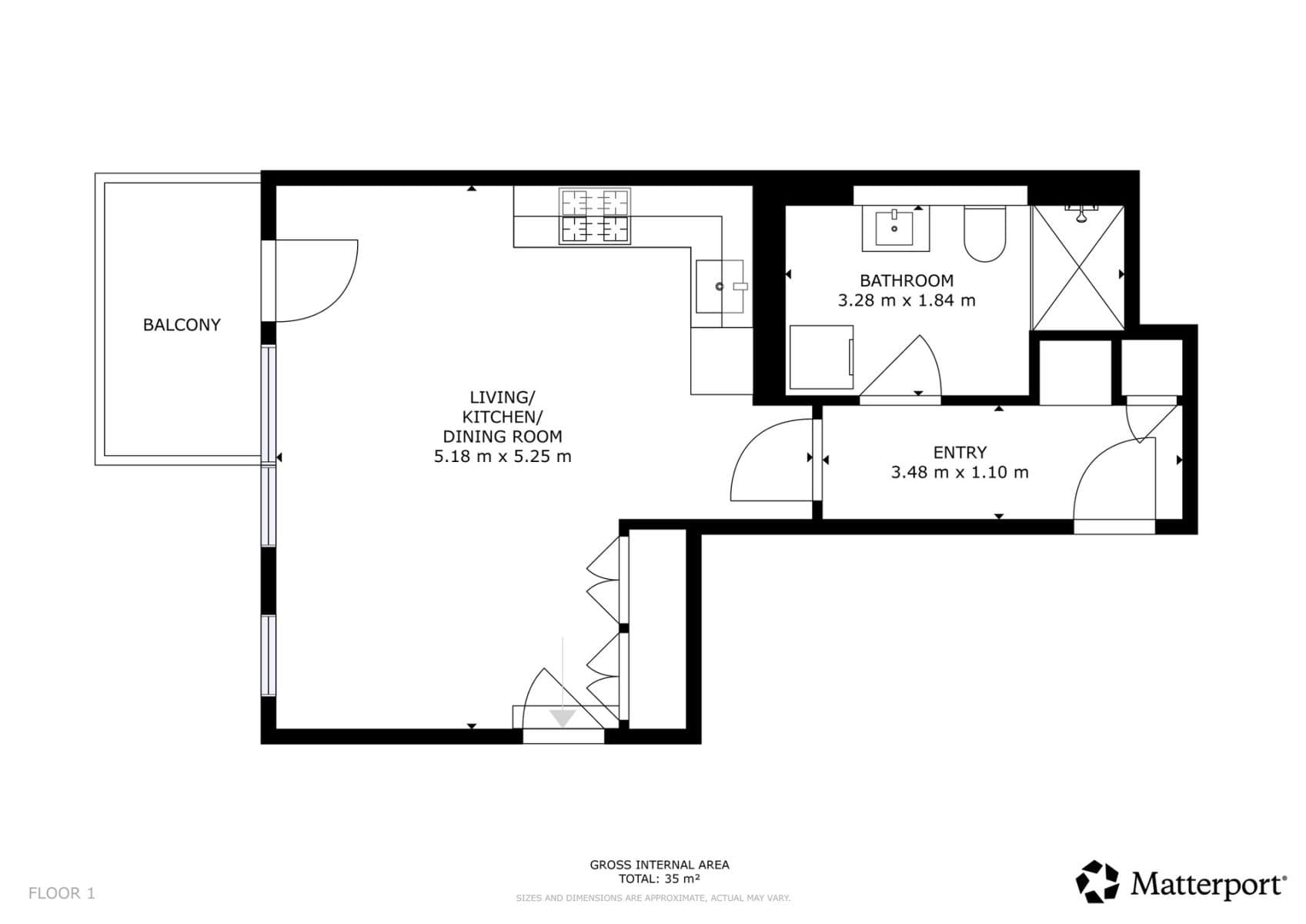 Studio flat to rent, 35 m², Hodkovická, Prague, Prague Studio flat to rent, 35 m², Hodkovická, Prague, Prague