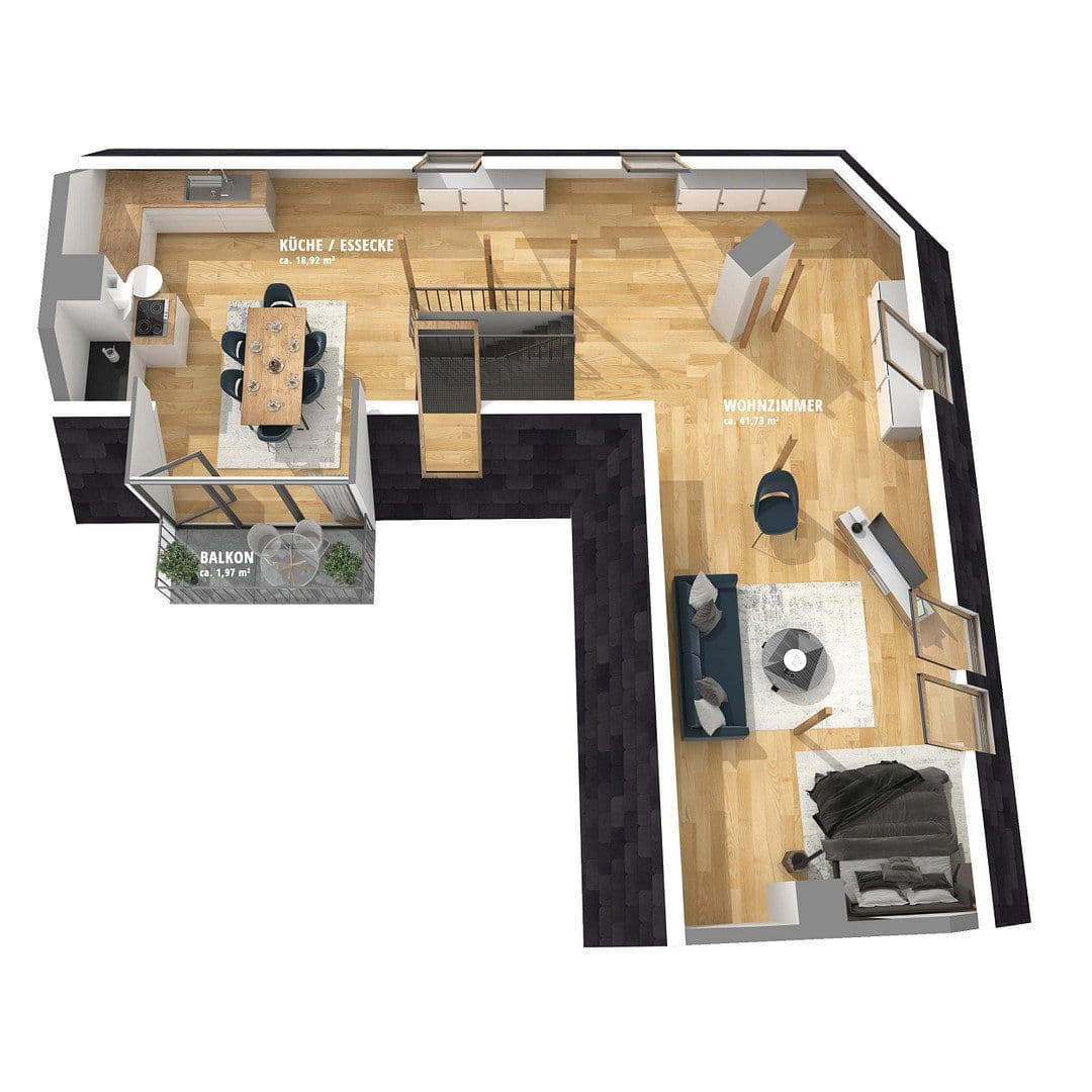 2 bedroom with open-plan kitchen flat for sale, 107 m², Frankfurt, Hesse 2 bedroom with open-plan kitchen flat for sale, 107 m², Frankfurt, Hesse