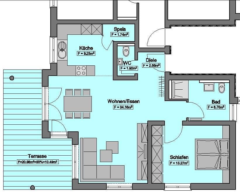 2 bedroom with open-plan kitchen flat for sale, 83 m², Horb am Neckar, Baden-Württemberg 2 bedroom with open-plan kitchen flat for sale, 83 m², Horb am Neckar, Baden-Württemberg