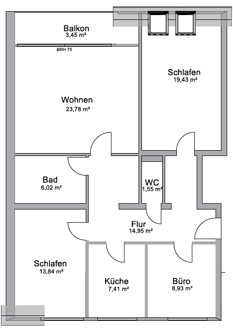 4 bedroom flat for sale, 99 m², Scharnhorststraße 15a, Bremen, Bremen 4 bedroom flat for sale, 99 m², Scharnhorststraße 15a, Bremen, Bremen